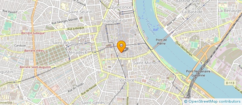 localisation de l'entreprise MADAME SARAH PERRIN  BORDEAUX