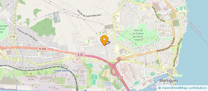 localisation de l'entreprise MADAME SARAH PETITJEAN à MARTIGUES