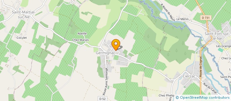 localisation de l'entreprise MADAME SARAH PETITJEAN à GERMIGNAC