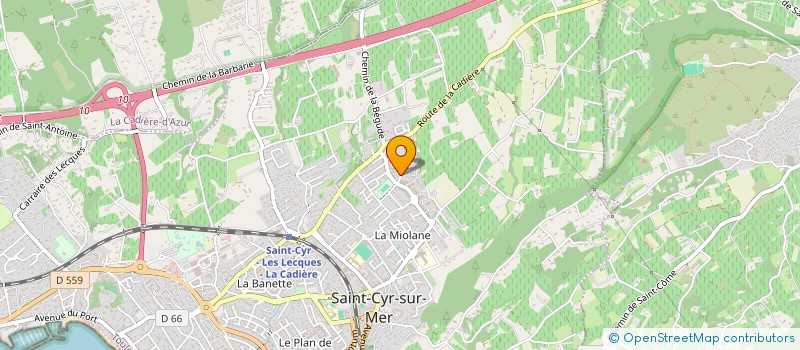 localisation de l'entreprise MADAME SARAH PHILIPPE à SAINT-CYR-SUR-MER