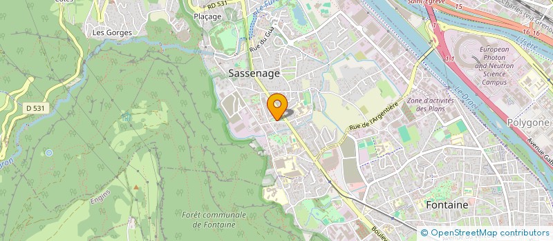 localisation de l'entreprise MADAME SARAH PIERROT à SASSENAGE