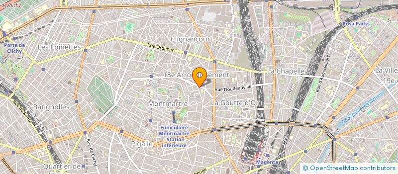 localisation de l'entreprise MADAME SARAH PINEAU  PARIS