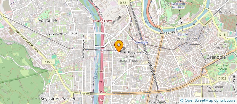 localisation de l'entreprise MADAME SARAH PINTON  GRENOBLE