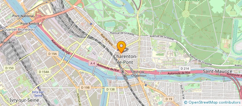 localisation de l'entreprise MADAME SARAH PISCOPELLO à CHARENTON-LE-PONT
