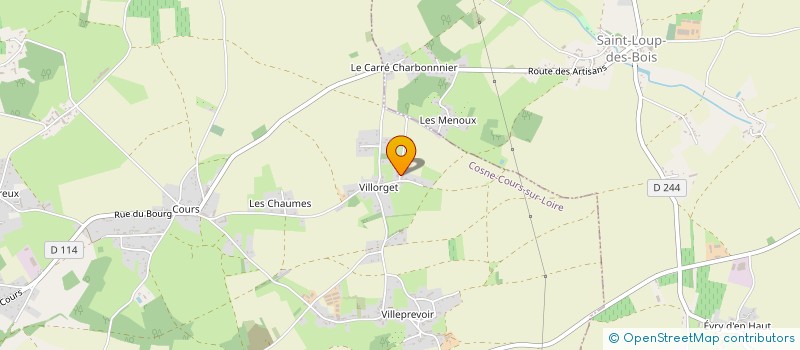 localisation de l'entreprise MADAME SARAH PLANCHON à COSNE-COURS-SUR-LOIRE