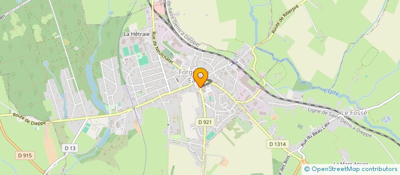 localisation de l'entreprise MADAME SARAH POINTEL  FORGES-LES-EAUX