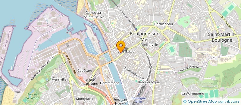 localisation de l'entreprise MADAME SARAH PONT à BOULOGNE-SUR-MER