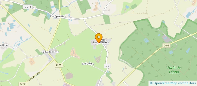 localisation de l'entreprise MADAME SARAH PORCHERET à MONTREVAULT-SUR-EVRE