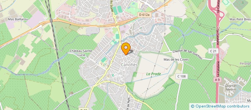 localisation de l'entreprise MADAME SARAH PORTALES  CANOHES