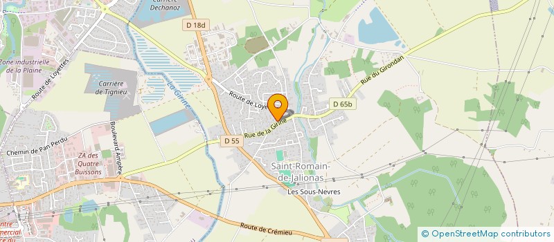 localisation de l'entreprise MADAME SARAH POUNOT  SAINT-ROMAIN-DE-JALIONAS