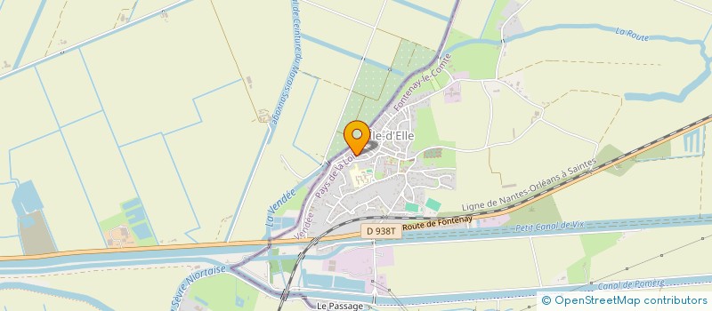 localisation de l'entreprise MADAME SARAH POUPIN  L'ILE-D'ELLE