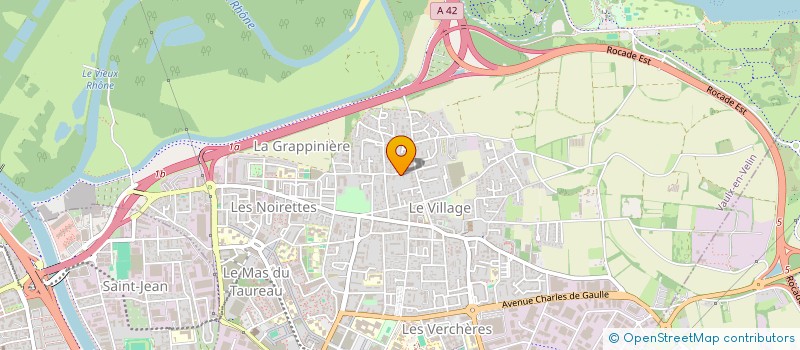 localisation de l'entreprise MADAME SARAH PREVAUTEL  VAULX-EN-VELIN