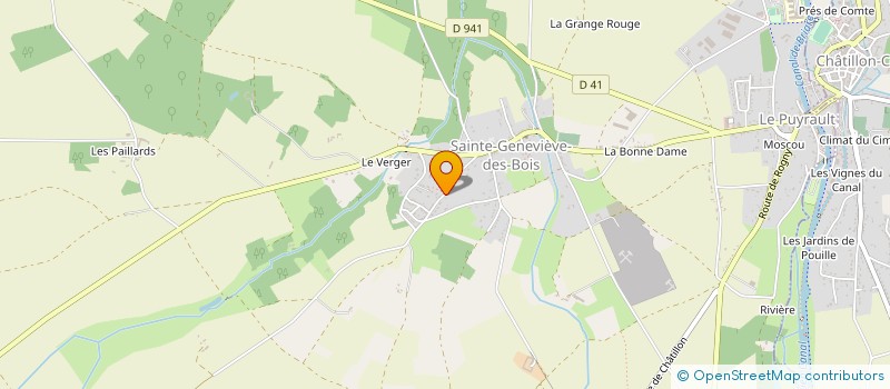 localisation de l'entreprise MADAME SARAH PROCHASSON à SAINTE-GENEVIEVE-DES-BOIS