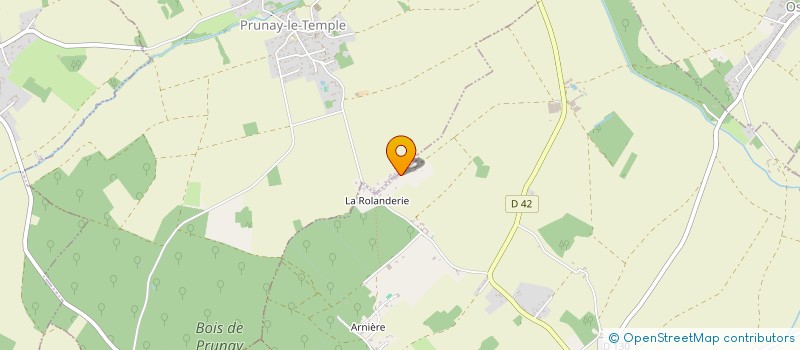 localisation de l'entreprise MADAME SARAH PROUIN  ORGERUS