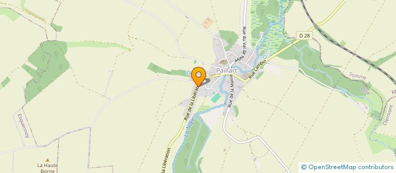 localisation de l'entreprise MADAME SARAH QUAILET  PAILLART