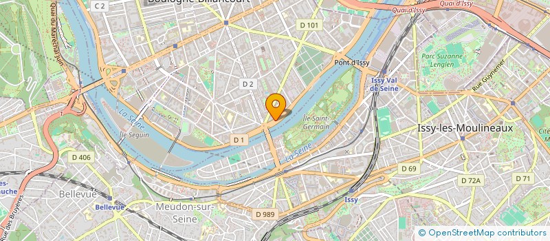 localisation de l'entreprise MADAME SARAH QUESNEL à BOULOGNE-BILLANCOURT