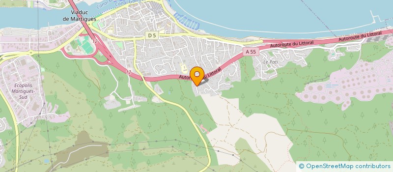 localisation de l'entreprise MADAME SARAH QUILLIEN  MARTIGUES