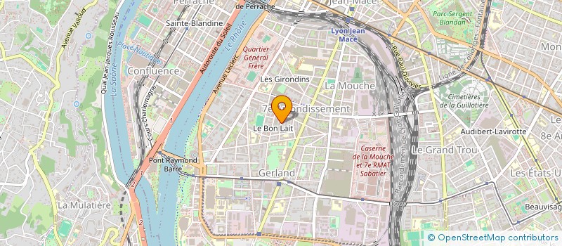 localisation de l'entreprise MADAME SARAH RAHALI  LYON