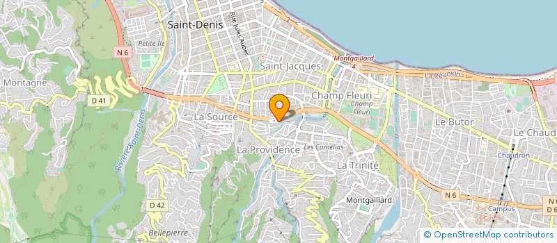 localisation de l'entreprise MADAME SARAH RANDERA à SAINT-DENIS