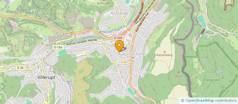 localisation de l'entreprise MADAME SARAH REBADJ  AUDUN-LE-TICHE