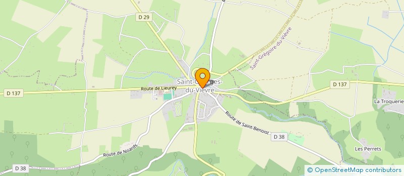 localisation de l'entreprise MADAME SARAH RECULARD  SAINT-GEORGES-DU-VIEVRE