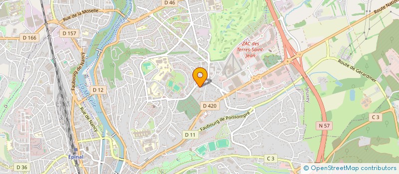 localisation de l'entreprise MADAME SARAH RENUY  EPINAL