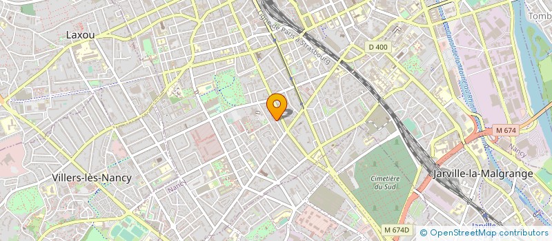 localisation de l'entreprise MADAME SARAH RETIF  NANCY