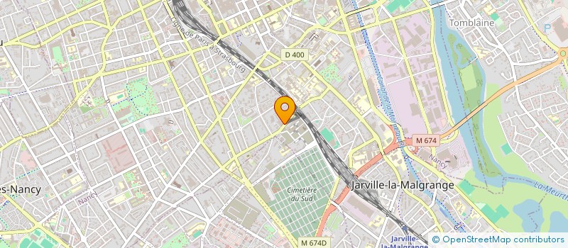 localisation de l'entreprise MADAME SARAH REVEILLE  NANCY