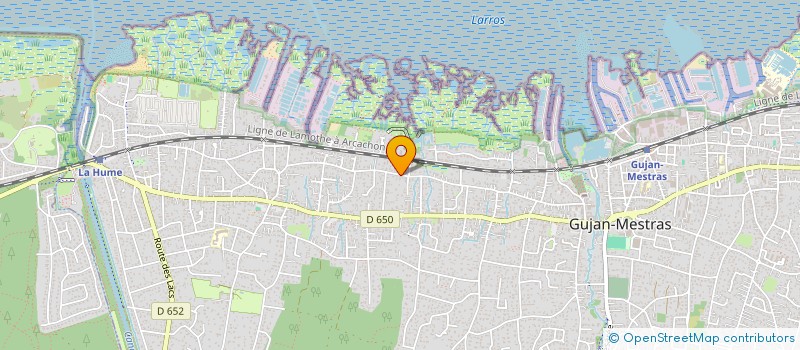 localisation de l'entreprise MADAME SARAH REVOLTE  GUJAN-MESTRAS