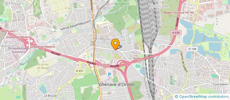 localisation de l'entreprise MADAME SARAH REY  VILLENAVE-D'ORNON