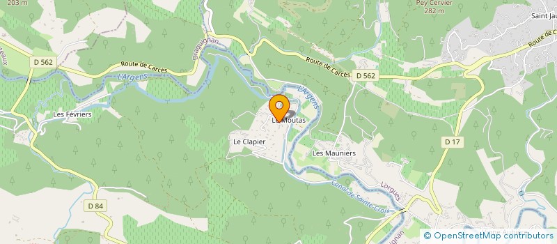 localisation de l'entreprise MADAME SARAH REZGUI  LE THORONET