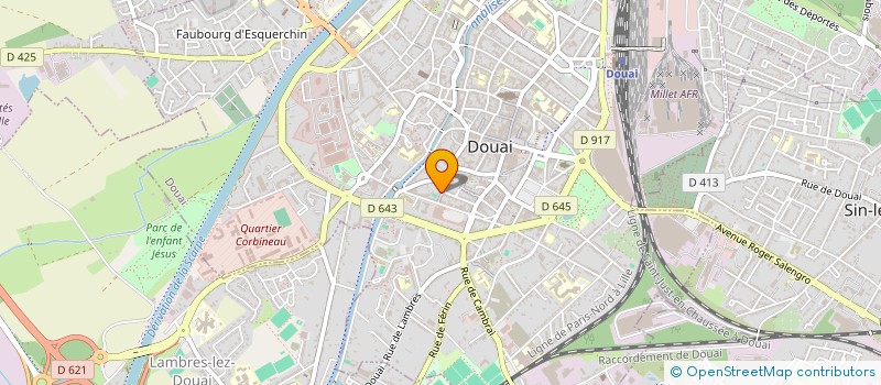 localisation de l'entreprise MADAME SARAH RICHARD  DOUAI