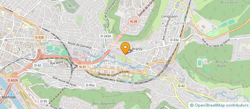 localisation de l'entreprise MADAME SARAH RICOEUR à ROUEN