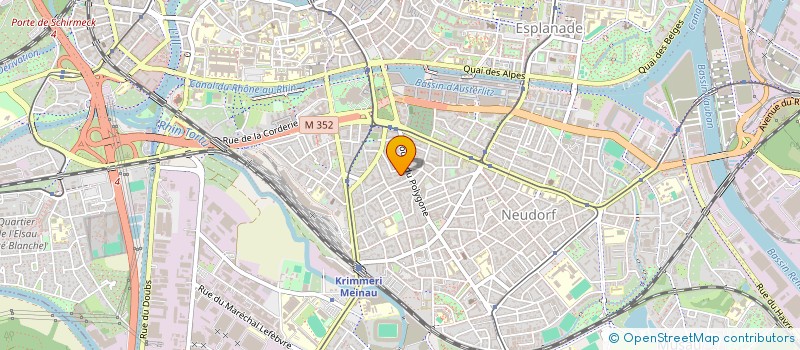 localisation de l'entreprise MADAME SARAH RIEST  STRASBOURG