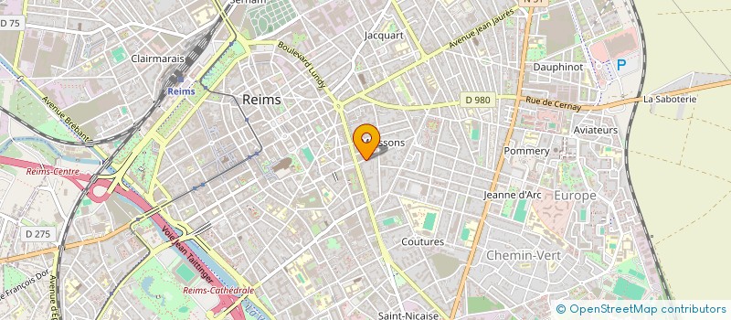 localisation de l'entreprise MADAME SARAH RIGAL  REIMS