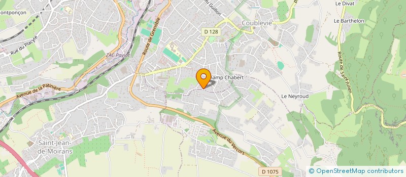 localisation de l'entreprise MADAME SARAH RIMBOZ  COUBLEVIE