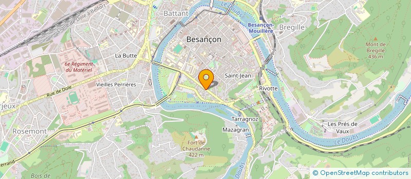 localisation de l'entreprise MADAME SARAH RITTER à BESANCON