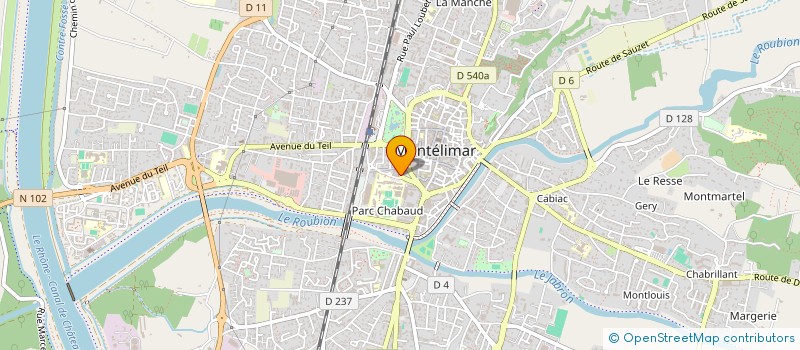 localisation de l'entreprise MADAME SARAH RIVASI  MONTELIMAR