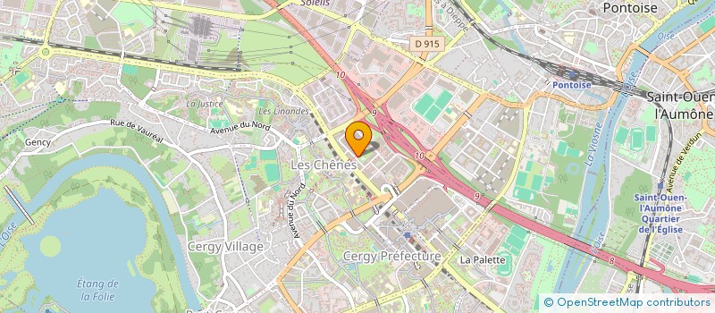 localisation de l'entreprise MADAME SARAH RIVRY  CERGY