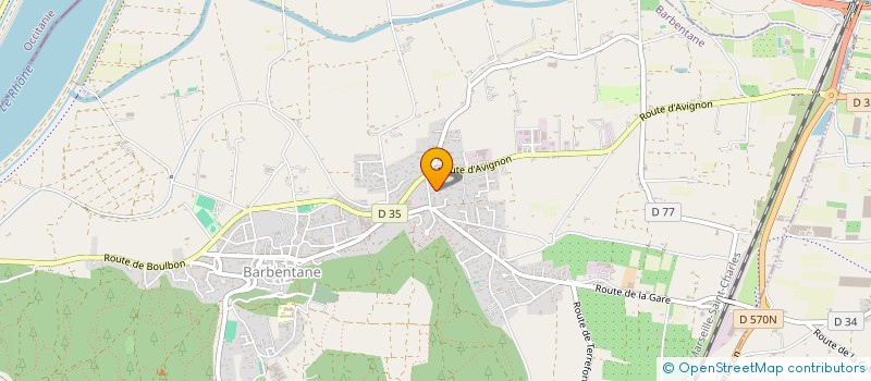 localisation de l'entreprise MADAME SARAH ROBERT  BARBENTANE