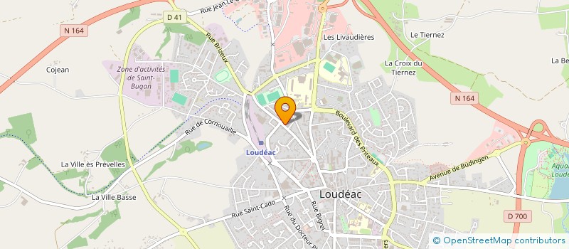 localisation de l'entreprise MADAME SARAH ROBIN à LOUDEAC
