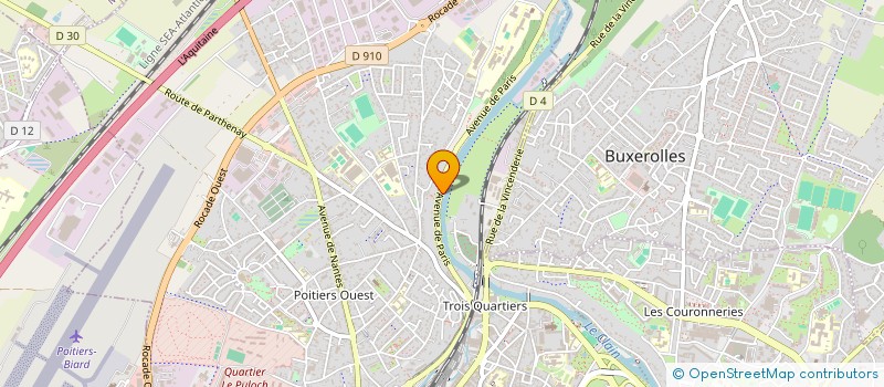 localisation de l'entreprise MADAME SARAH ROGER  POITIERS