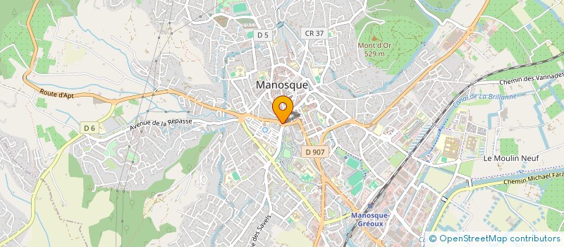 localisation de l'entreprise MADAME SARAH ROJAS à MANOSQUE