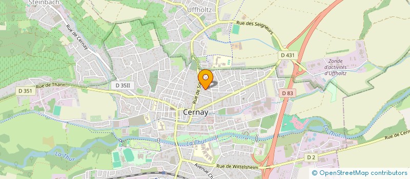 localisation de l'entreprise MADAME SARAH ROQUES  CERNAY