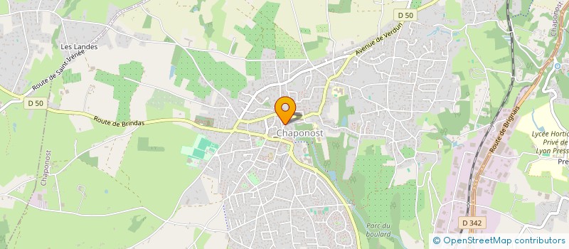 localisation de l'entreprise MADAME SARAH ROUINA  CHAPONOST