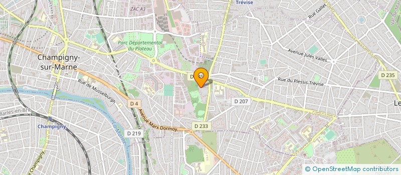localisation de l'entreprise MADAME SARAH ROULLEAU à CHAMPIGNY-SUR-MARNE