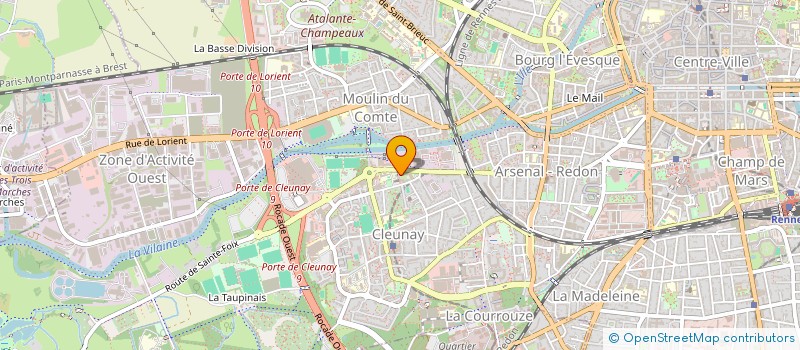 localisation de l'entreprise MADAME SARAH ROUSSEL à RENNES