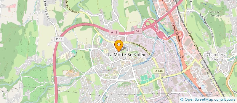 localisation de l'entreprise MADAME SARAH ROUSSEL  LA MOTTE-SERVOLEX