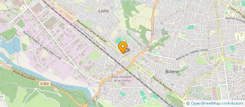 localisation de l'entreprise MADAME SARAH RUAULT  LONS