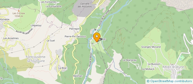 localisation de l'entreprise MADAME SARAH RUMEAU  SAINT-ETIENNE-DE-CUINES